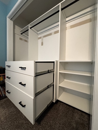 Custom closet instalations in lehigh valley